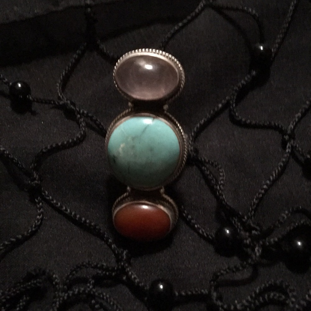 925 ring three stones